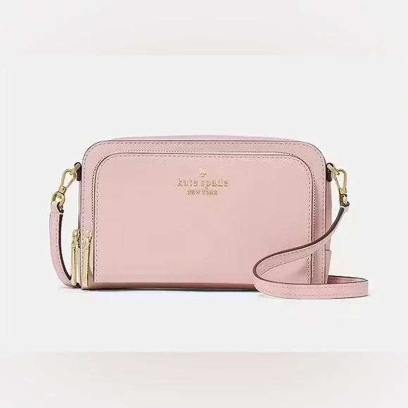 Kate Spade Staci Mini Crossbody Bag Leather,  Tutu Pink, Model: KG036 - Picture 5 of 11